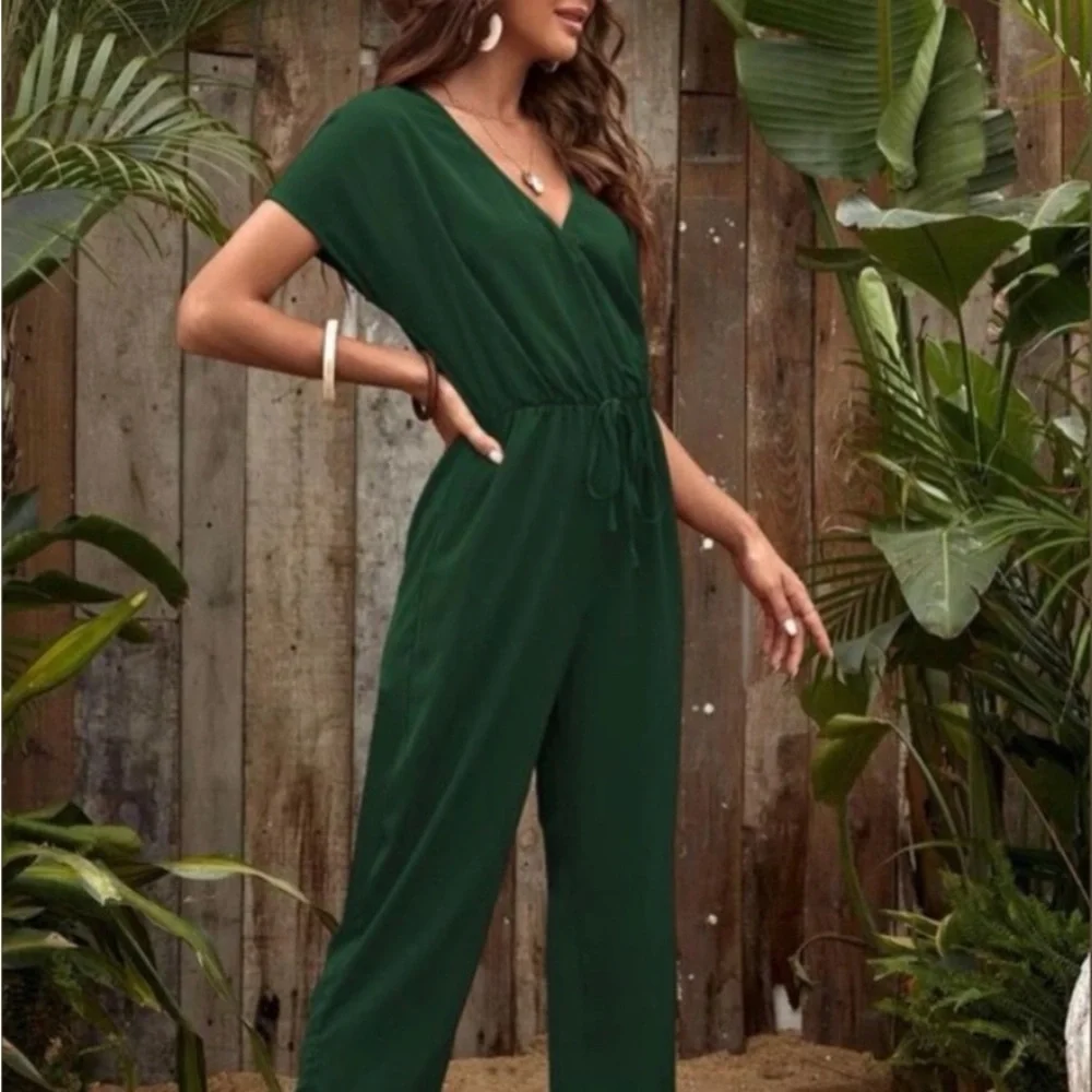 SHEIN V-Neck Jumpsuit size XL - Picture 3 of 8